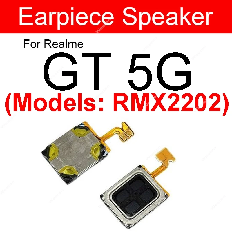 Earpiece Speaker For Realme GT 2 Pro GT Neo 2 3 5 5se 2T 3T GT Master Top Earphone Speaker Sound Receiver Flex Cable