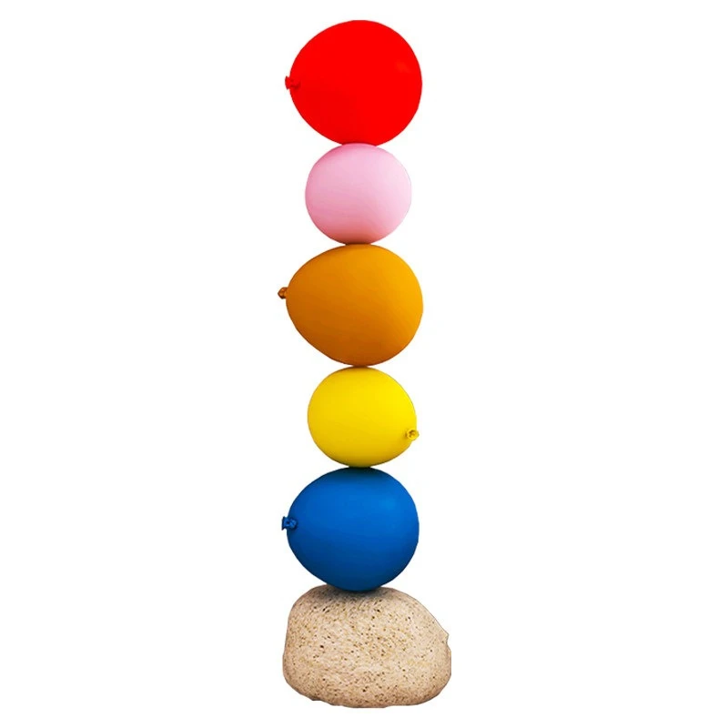 Colorful balloon floor ornament designer creative dopamine ornament
