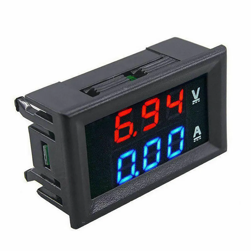 DC Dual Digital Voltmeter Ammeter 10A 50A 100A LED Display 0-100V 0-100A Test Gauge for Electroplating and DC Process Control