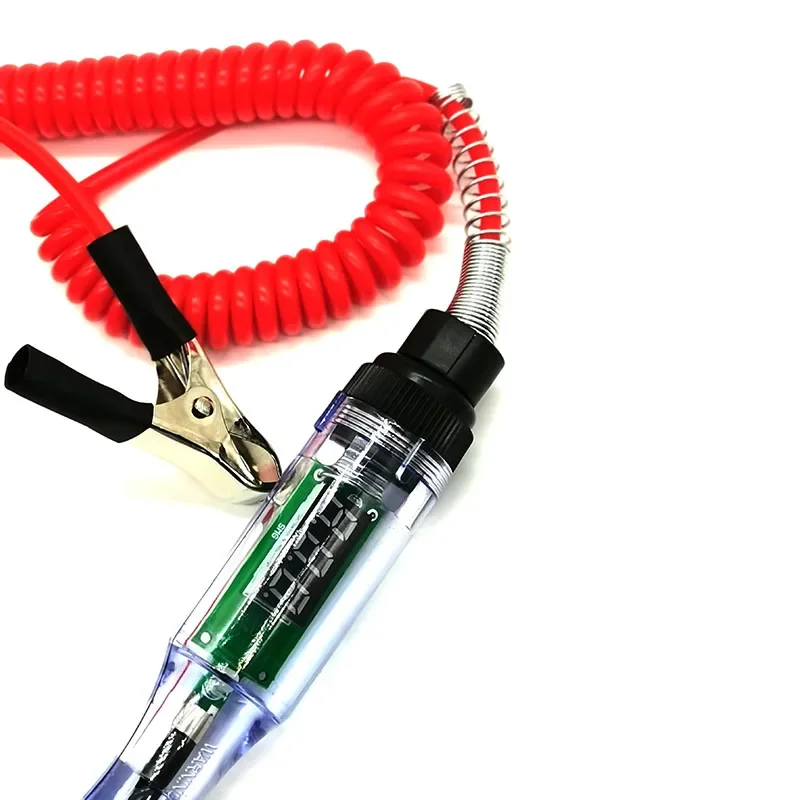 Auto 6-24 V DC Car Truck Voltage Circuit Tester Car Test Long Probe Pen Light Bulb Automobile Car Test Polarity Pen Tools