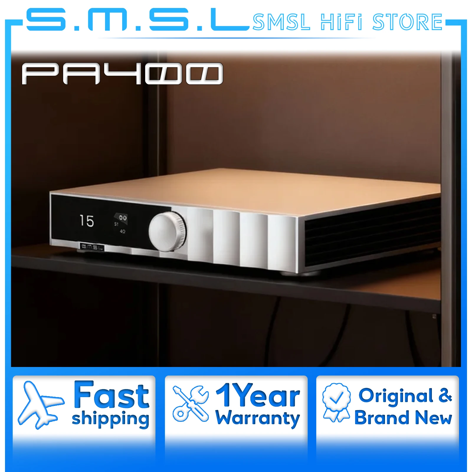 Smsl PA400 Hi-Fi Ga… - image