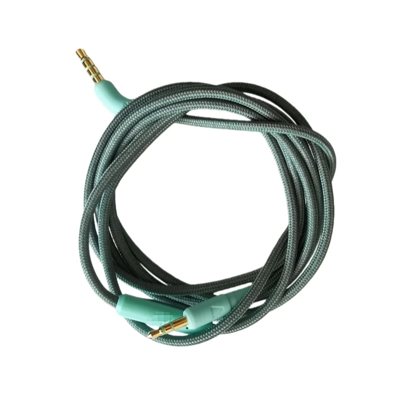 Nylon Audio AUX with mic & remote Cable Cord wire For JBL LIVE 500BT 400BT 650BTNC Duet Headphones
