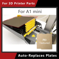 A1mini automatic replacement plate with precise holes double-sided PEI For bambu lab A1 mini