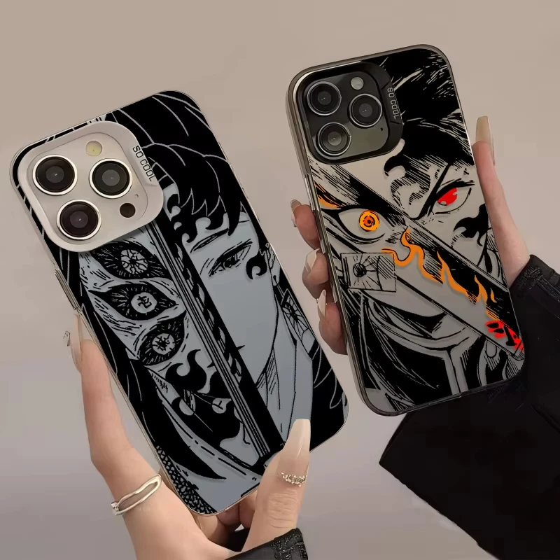 Demon Slayer Hard Frosted Case for Xiaomi Mi 15 14 14T 13 13T 12 12T 12X 12S 11 Lite POCO F6 F5 X6 X5 X3 M6 Pro 5G 4G M5S Cover