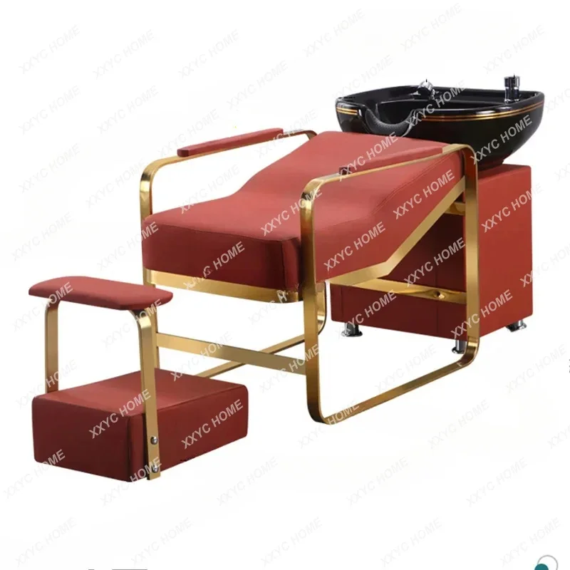 

Salon Styling Chairs Beauty Washing Chair Pedicure Economic Spa Cosmetic Hair Leather Comfortable Luxury Stretcher Basin Stylist