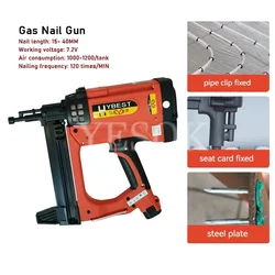 GSR40A Adjustable Cordless Fast Gas Nailer Air Nailer for Woodworking Concrete Door And Window Trough Decorative Fixed Nailer N