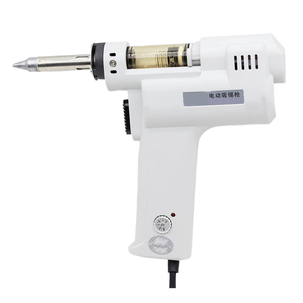 Electric Vacuum Desoldering Pump Solder Sucker Gun Heating Core Suction Tin100W Tin Suction Gun Soldering Iron