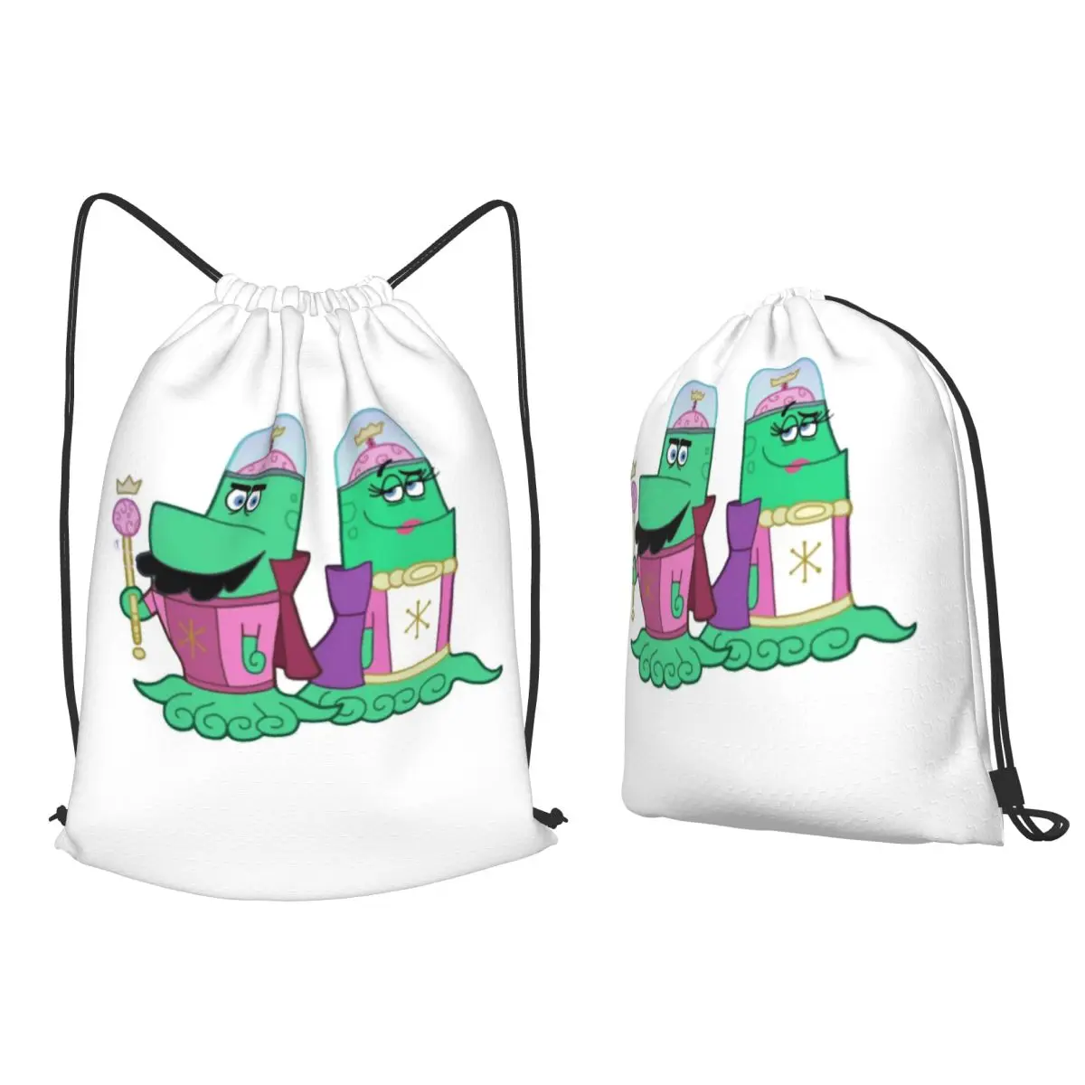 Octopus Valentine's Day , Mark Chang Active Backpacks Casual Drawstring Bags Sundries Bag Book Bags for Travel Students