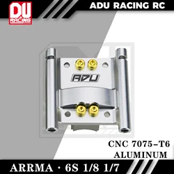 ADU Racing CENTER DIFF COPERTURA INGRANAGGIO CNC 7075 T6 IN ALLUMINIO PER ARRMA 6S 1/8 E 1/7 EXB