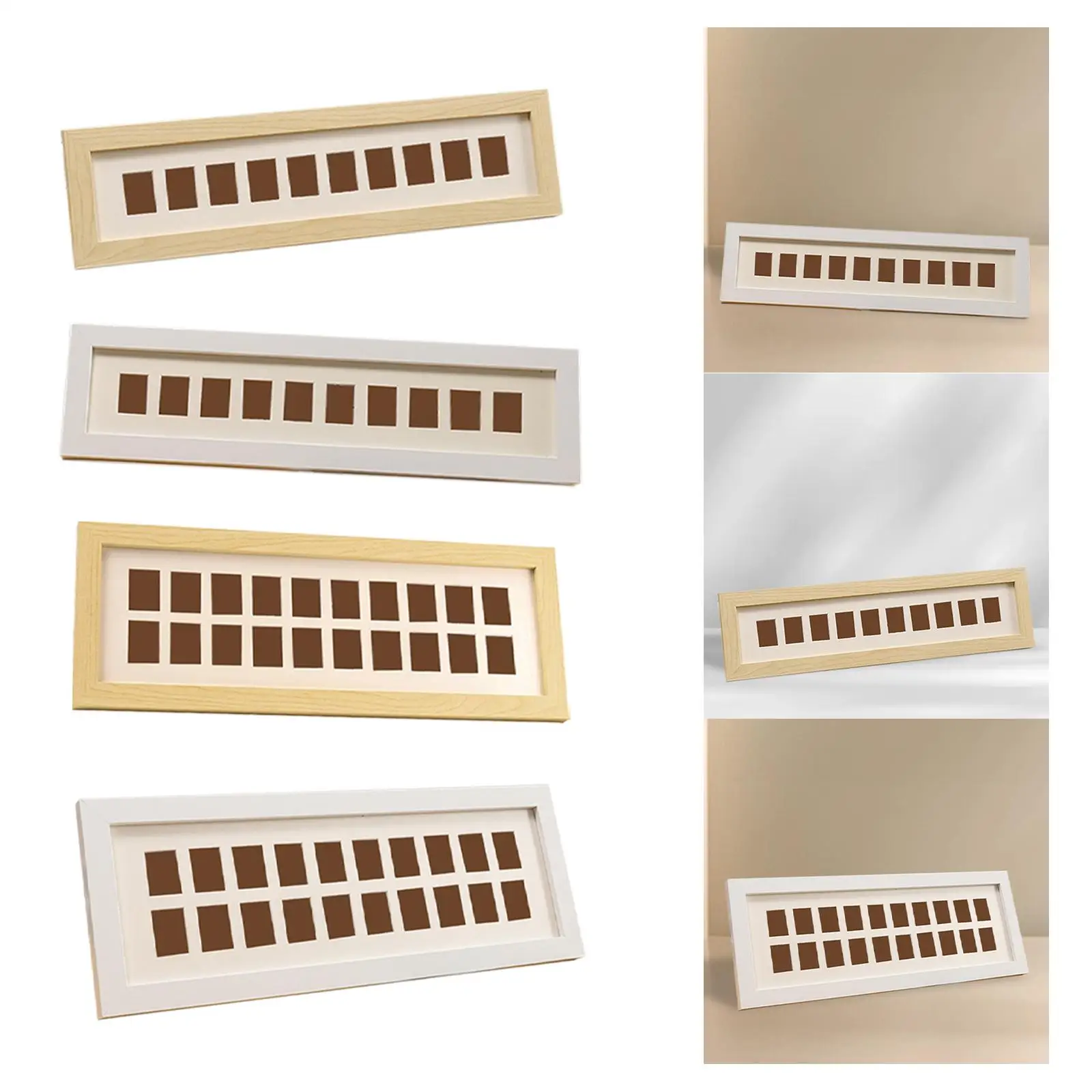Transparent Tabletop Display Photo Frame