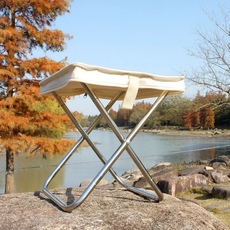 Portable folding chair, outdoor folding chair, easy to carry, small and lightweight pocket-style folding chair, camping chair image 3