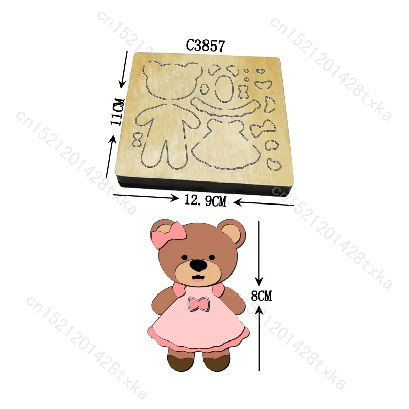 

Новый медведь детский деревянный штамп для скрапбукинга C3857
