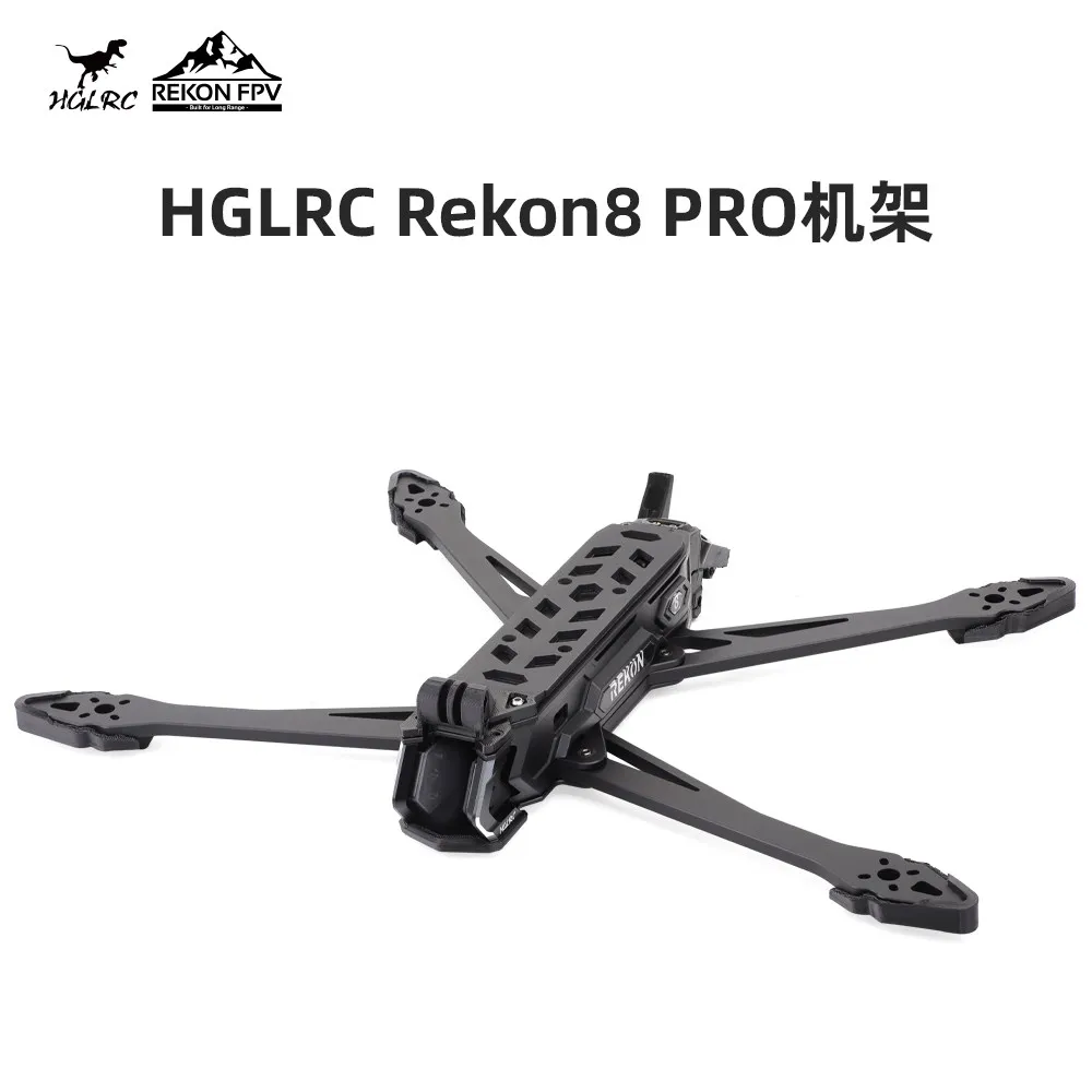 HGLRC Rekon8 PRO 8-inch FPV Long Range Frame, Compatible with DJI O4