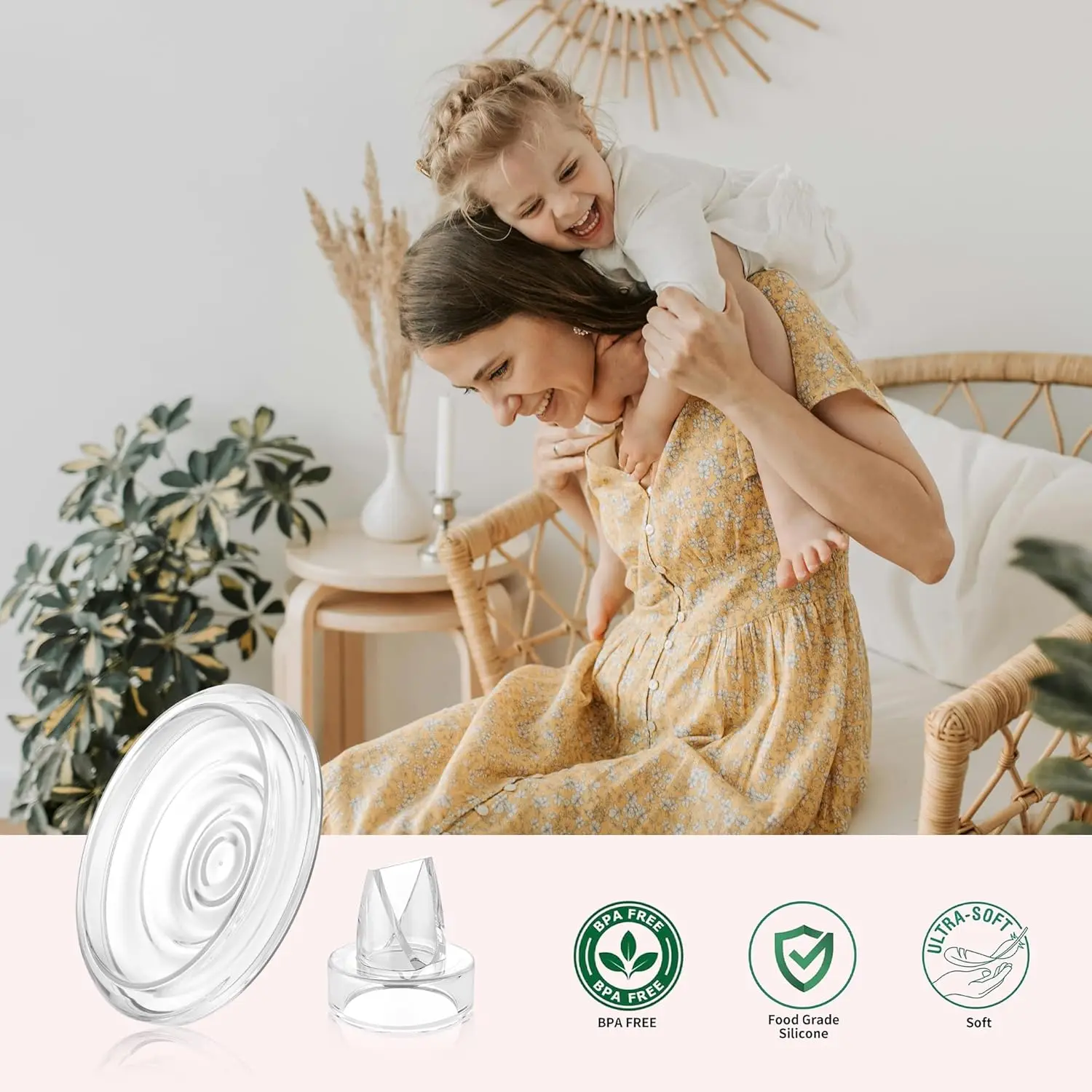 Wearable Breast Pump Accessories Compatible with TSRETE/Momcozy Duckbill Valve,Use with S9/S12/S9Pro/s12Pro Parts Replace