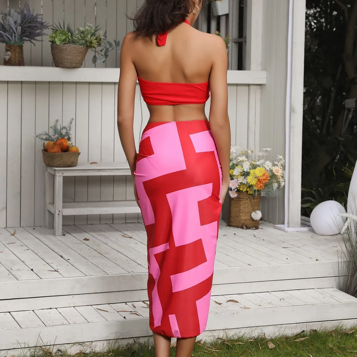 

2025 One-Piece Swimsuit Popular Ins Style Sexy Bikini Hot Spring Beach Suit Women's Bathing Swimwear Female Купальник