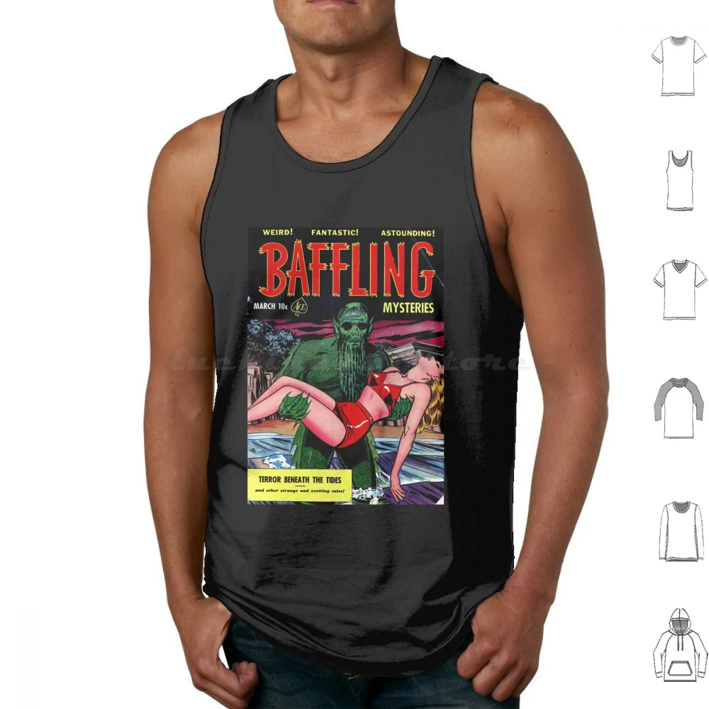 Baffling For Fans Tank Tops Print Cotton Mysteries