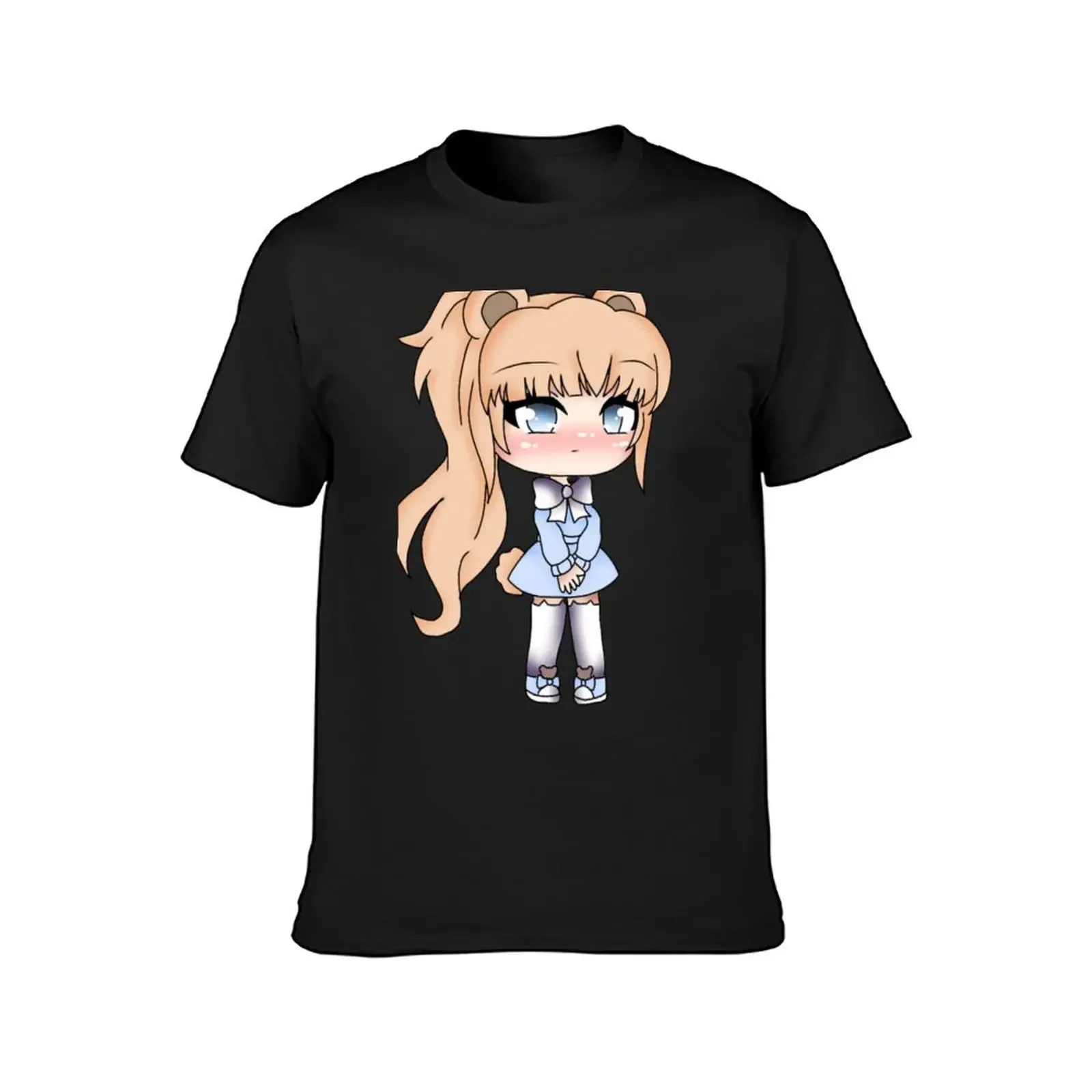 Alice nice girl, Gacha Life, Gacza Club T-Shirt summer top anime t shirts man clothes tee shirts for men