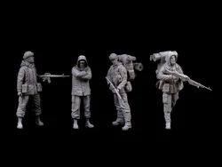 1/35 Scale Die-cast Resin Drawing British Special Forces Model Assembly Kit Diorama Assembly Model Unpainted