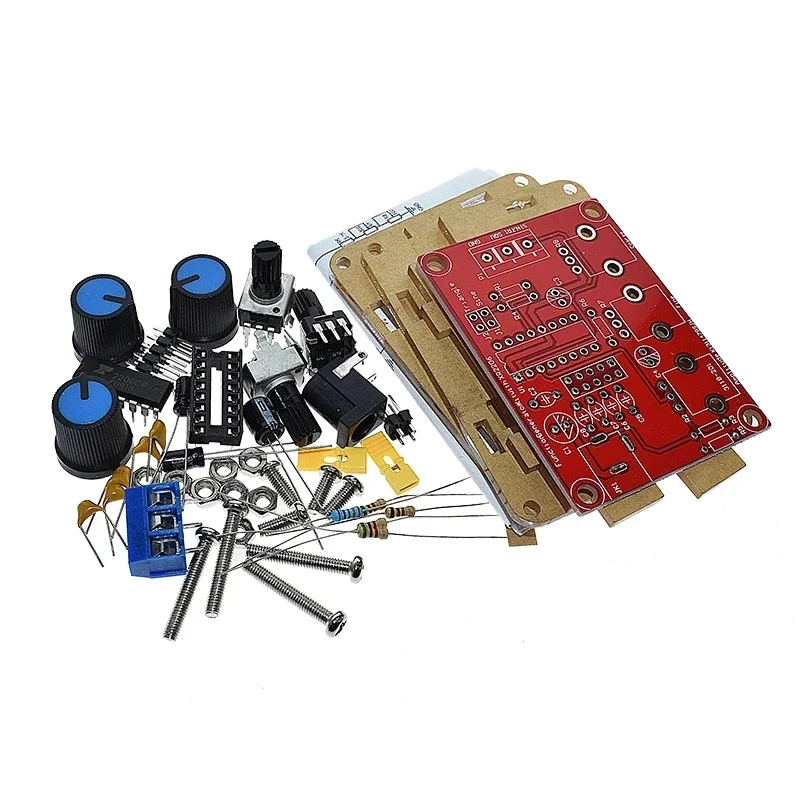

DIY Kit XR2206 Function Signal Generator Sine/Triangle/Square Output 1Hz-1MHz Signal Generator Adjustable Frequency Amplitude