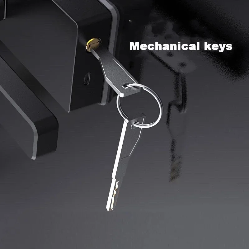 Smart Lock Türgriff Tuya Smart Lock für Aluminiumtür Ttlock Schiebetürschloss aus Glas