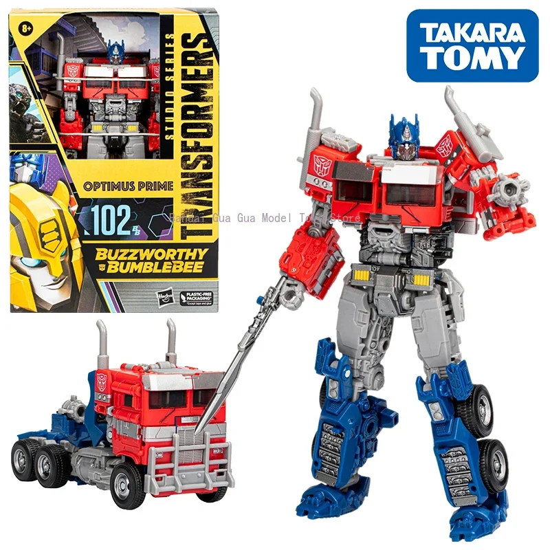 (In Stock) Transformers Optimus Prime Studio Series SS102 102BB Buzzworthy Bumblebee Rise of The Beasts Action Figure Model Toy