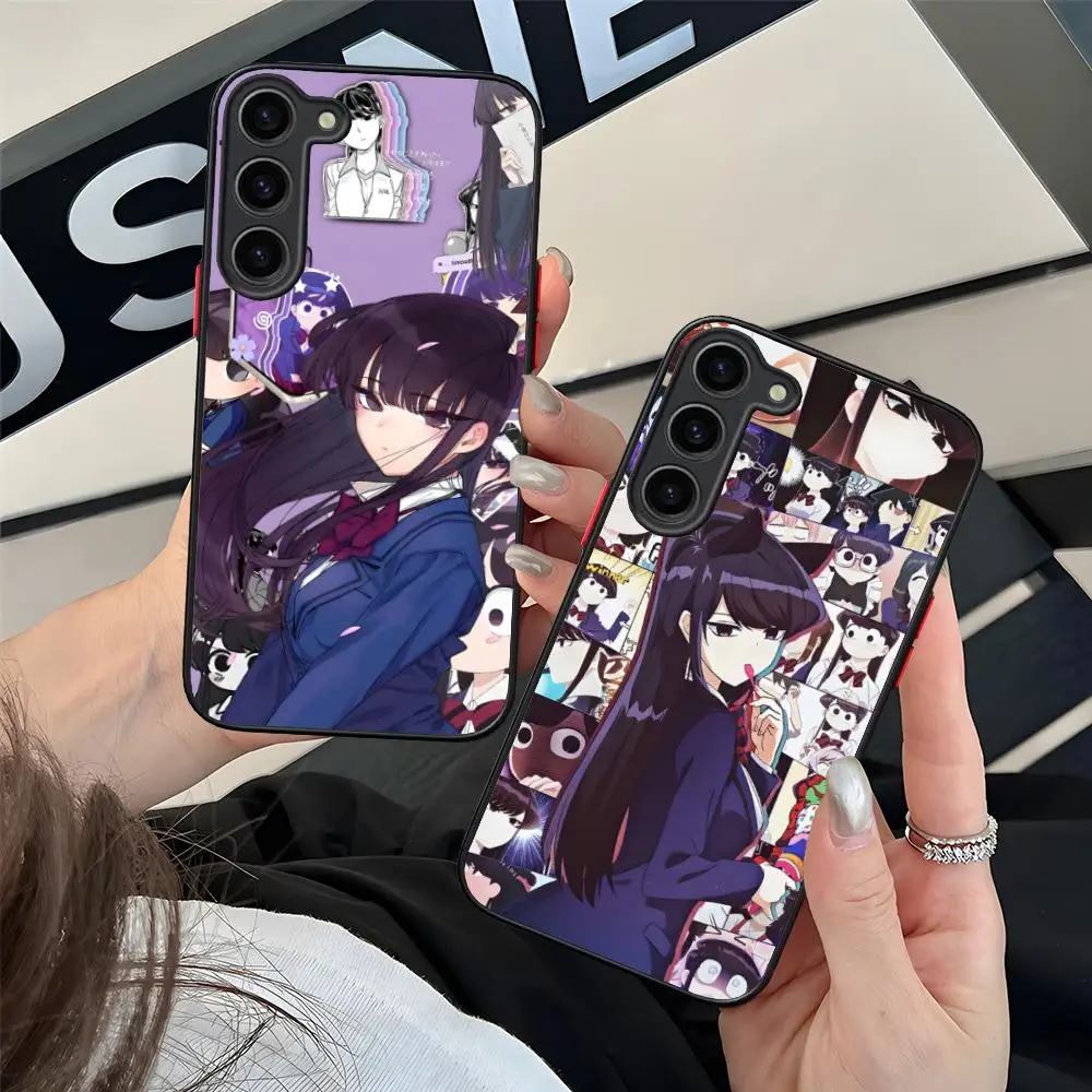 

Чехол для мобильного телефона Komi Shoko для Samsung Galaxy S25 S24 S23 S22 S21 Plus FE, ультрацветный силиконовый защитный чехол, роскошный