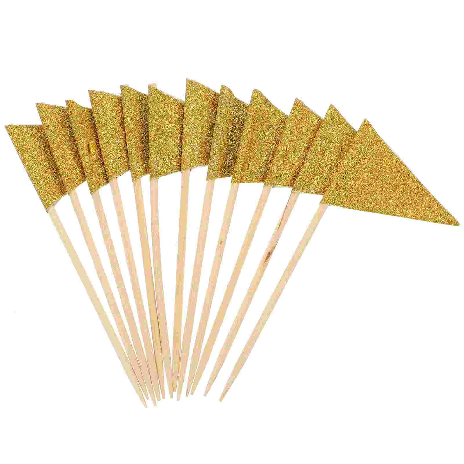 

Pennant Cake Insert Tooth Picks Dessert Topper Decors Flag Decorative Food Cheese It