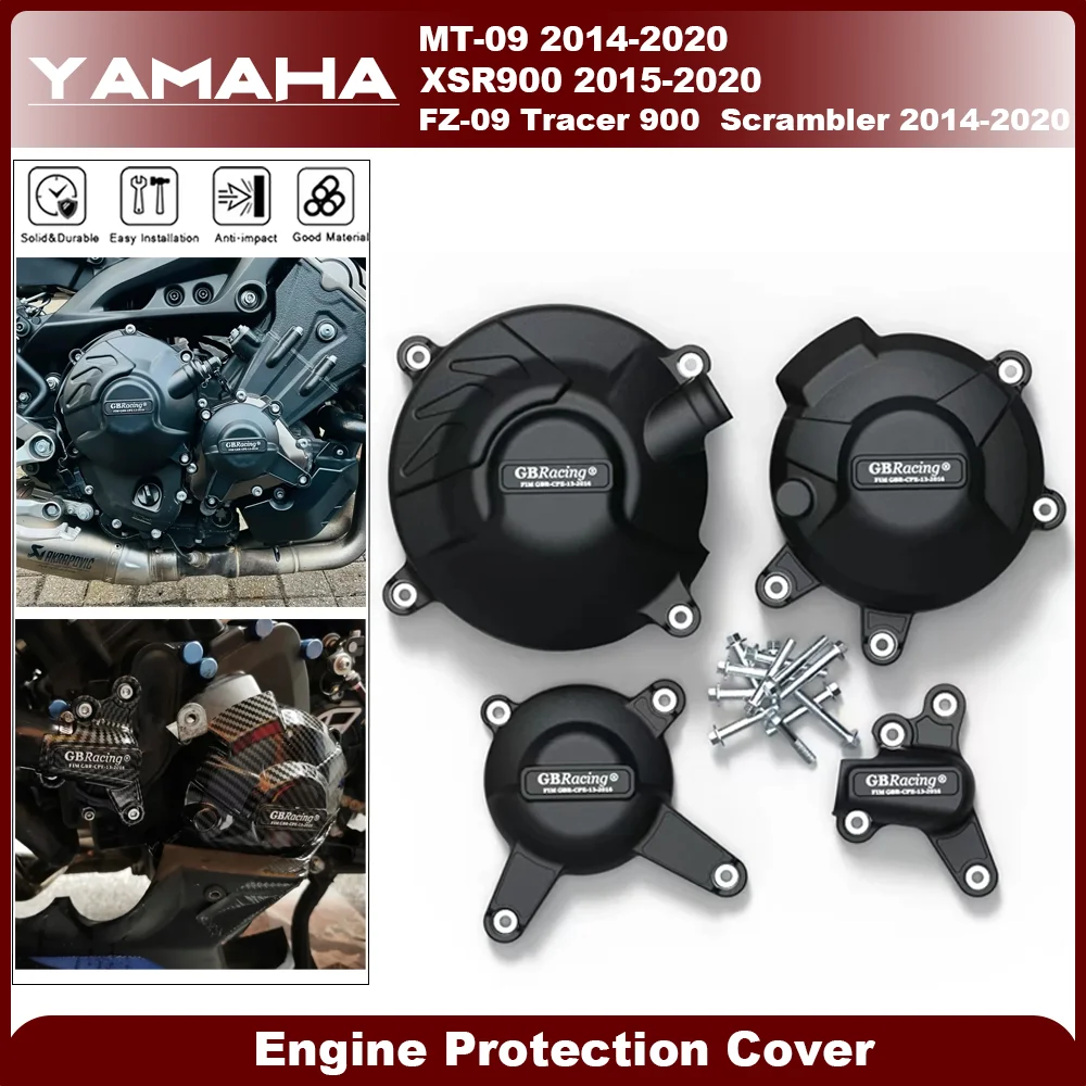 

GB Racing MT09 FZ09 Tracer & Scrambler 2014-2020 SXR900 2015-2020 Motorcycle Engine Protect Cover Clutch Pulse Protection Cover