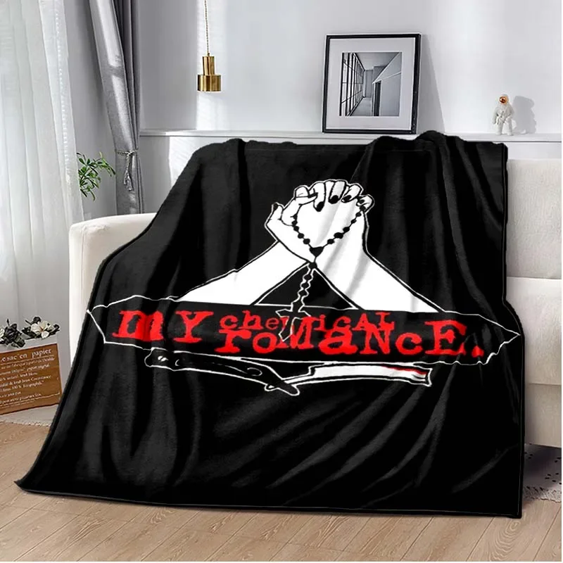 My Chemical Romance Blanket Decke,Rock and Roll Fans,Living Room and Bedroom Sofa Bde Car,Hip Hop Music Valentine's Day Present