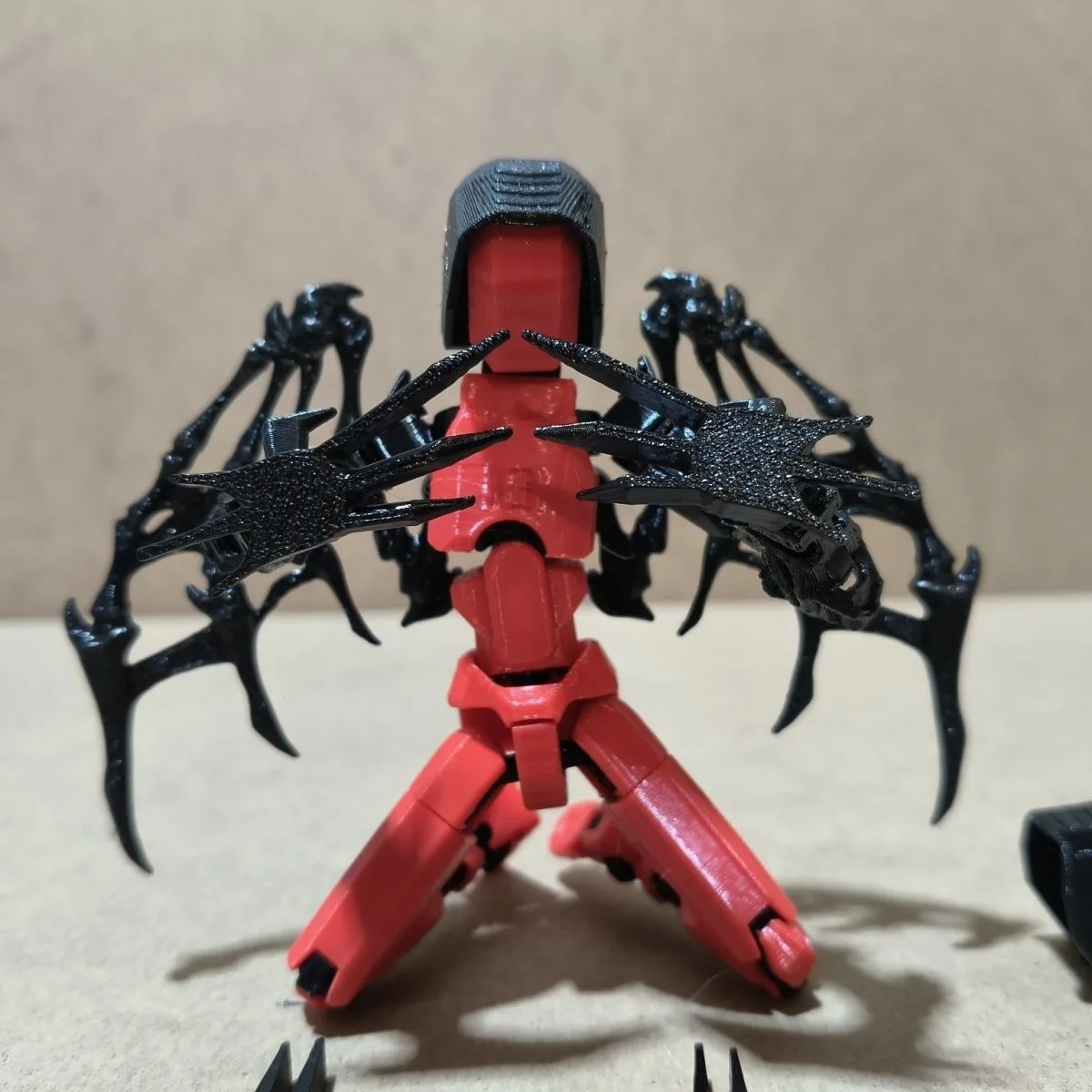 T13 دمية Lucky13 المفاصل المنقولة عمل الشكل مع توهج في الظلام ميزة ثلاثية الأبعاد مطبوعة Poseable دمية للتصوير الليلي #2