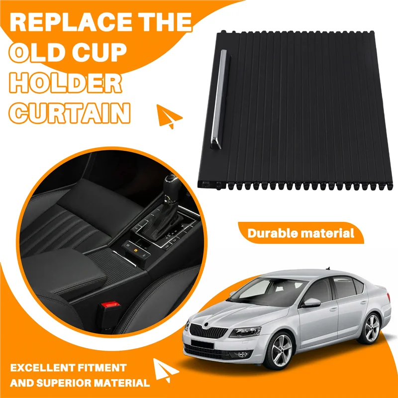 

3V0858329 Автомобильная центральная консоль, жалюзи, держатель для чашки, скользящая роликовая шторка для Skoda Superb 2016-2025