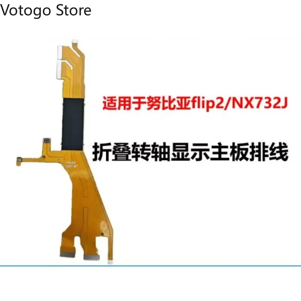Repair Origina For Nubia Flip NX724J 5G，Flip2 NX732J Main Board Connector LCD Touch Screen Rotating Shaft Motherboard Flex Cable