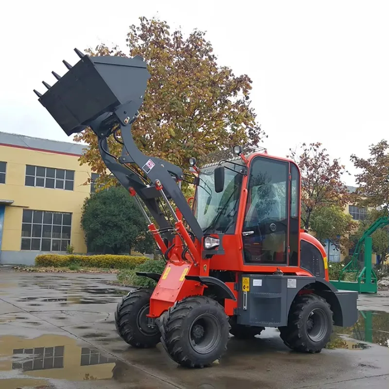 Durable Backhoe Loader 4WD Diesel Wheel Loader CE Certified With Reinforced Chassis For Rough Terrain Construction Farm Work
