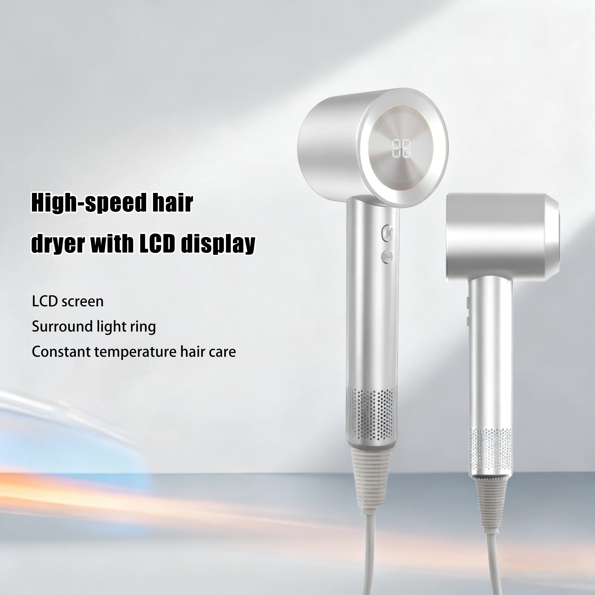 

Negative ion high-speed hair dryer, household constant temperature and powerful airflow, locks in moisture and prevents dryness.