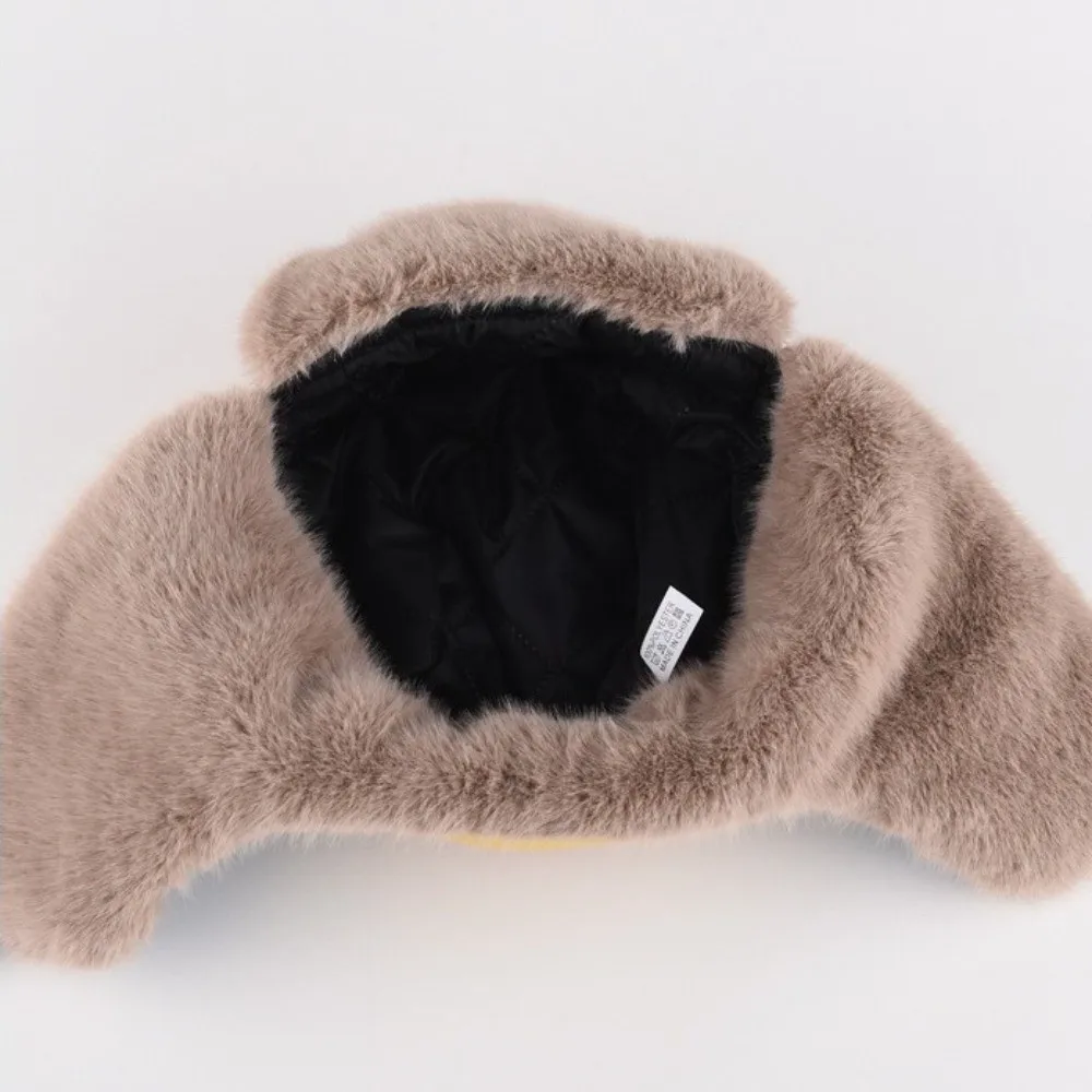 Comfortable Thickened Earflap Hat Versatile Windproof Winter Warm Hat Colorful Ear Protection Cap Winter