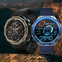 Outdoor Smartwatch IP69 Waterproof Record Swimming Data Bluetooth Calls 100 Sports Modes IPS Screen Voice Assistant 680mAh Watch