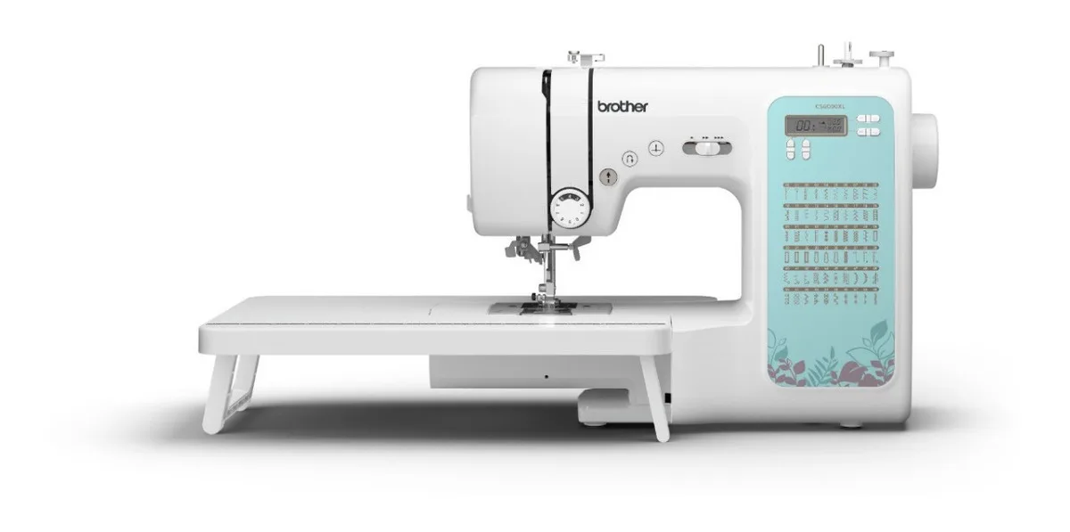 أفضل ماكينة خياطة لقطع النسيج بسرعة: Brother CS6000XL مع وظيفة Lancing 60 نقطة