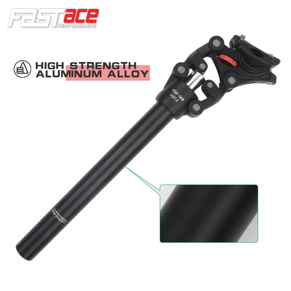 Fastace FSP-506 MTB Suspension Seatpost 27.2 30.9 31.6mm Mountain Bike Shock Absorber Bicycle Dropper 350mm Cycling Parts