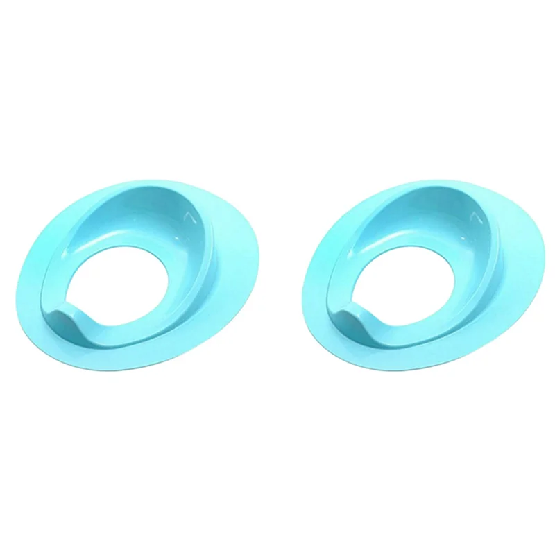 WOWFU-2X ベビートイレトイレトレーニングシート子供用トイレシートパッドノンスリップスプラッシュガード幼児トイレクッションブルー