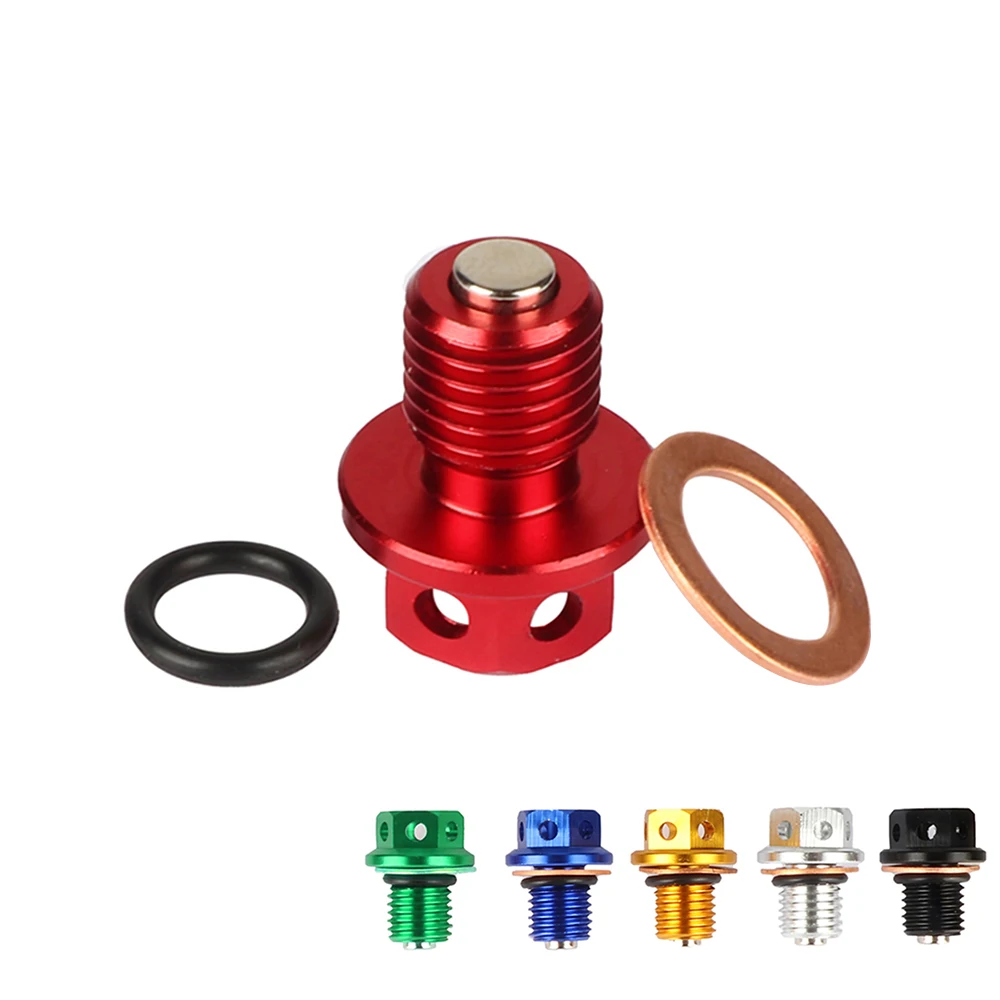 

Универсальный магнитный сливной болт M12x1.5 для мотоциклов Honda, Kawasaki, Suzuki, Yamaha, KTM, квадроциклов и питбайков