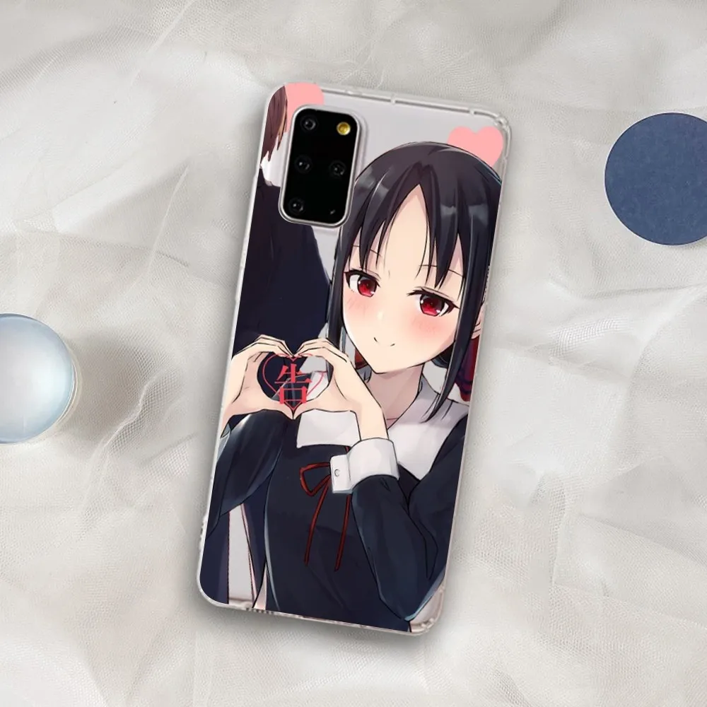 Kaguya Sama Love is War Phone Case for Samsung A12 21 30 31 51 52 70 71 for Redmi8 9 10 for Honor10 70 50 Clear Case