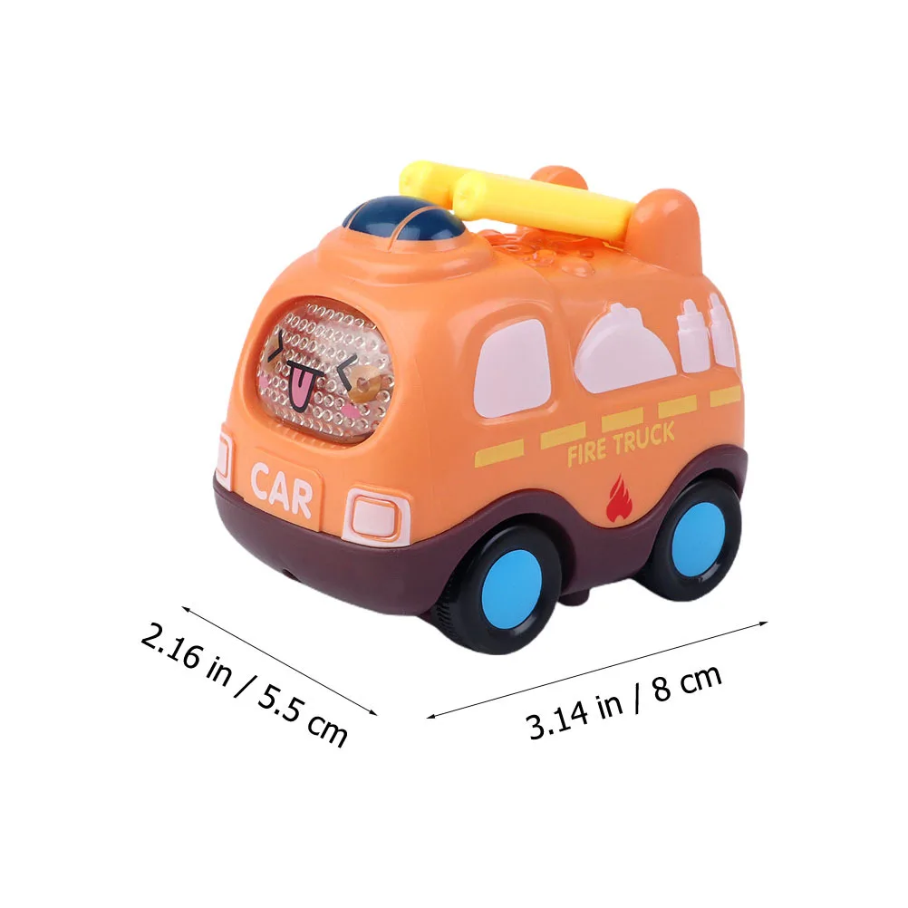 5 قطعة سيارة كرتونية صغيرة بالقصور الذاتي ألعوبة للأطفال هدية متينة للأطفال تصميم متحرك ممتع لا يتطلب #4