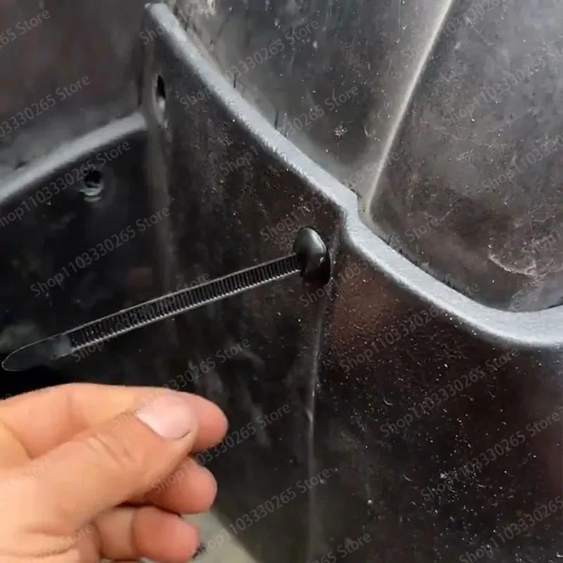 Automotive universal cable tie buckle fixing through pin fixing base plate cable tie buckle repair buckle plastic fastener parts