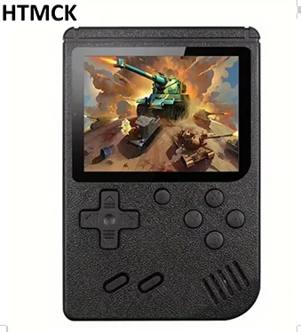 HTMCK Retro Handheld Video Game Console 2.4 Inch LCD Screen 400 Built-in Games Portable Pocket Mini Console