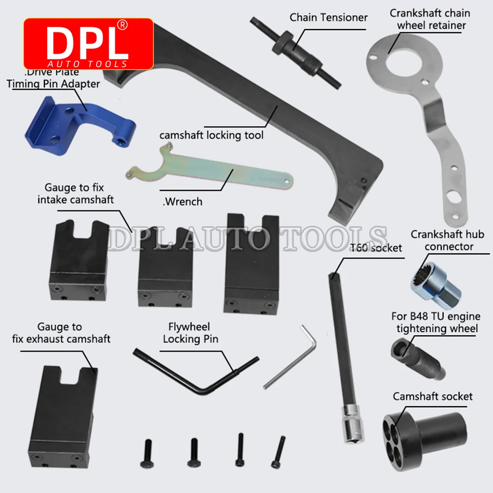 Engine Timing Tool Set For BMW B38 B48 B58 Camshaft Timing Unit Installer Remover Kit