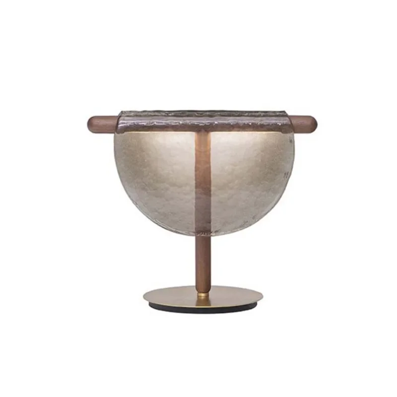 Pattern Glass Lamp Personalized Design New Simple Bedside Bedroom Light Hotel Homestay Lamp table lamp