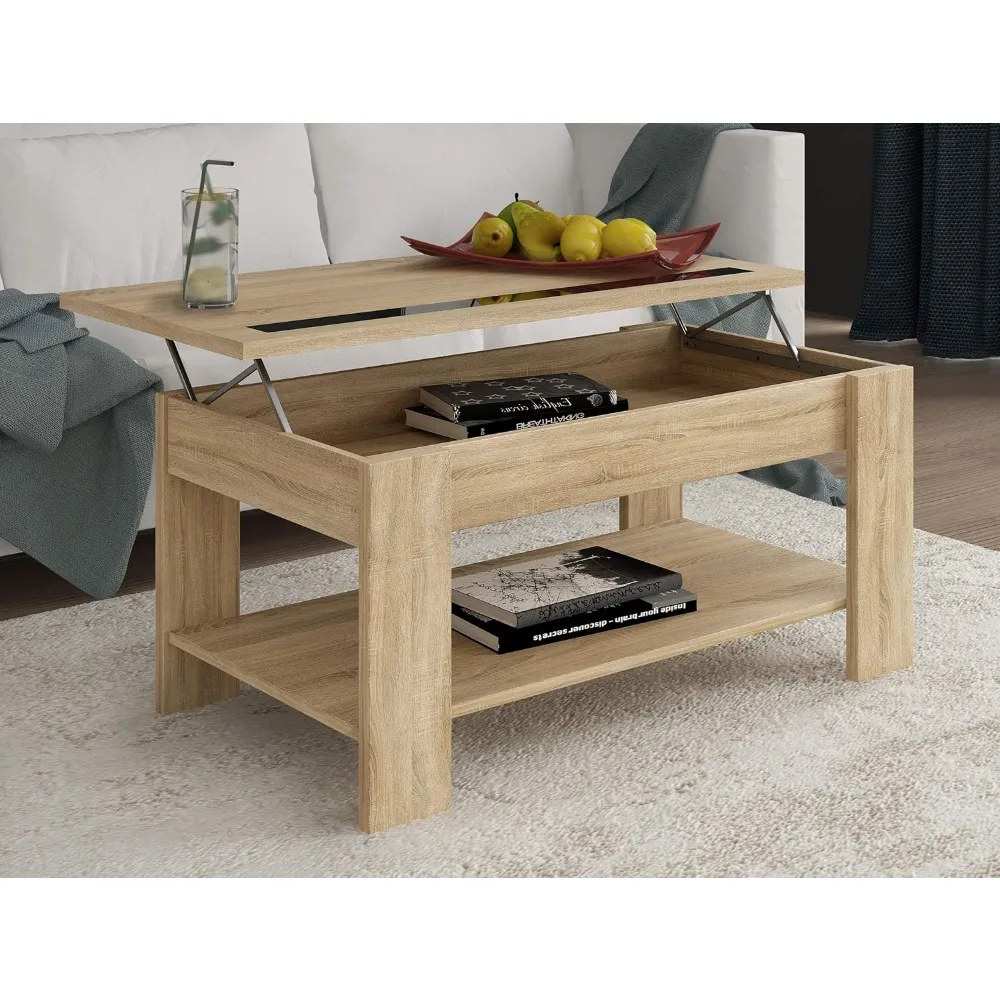 Mesa de Centro Elevable para Salon، Diseño Moderno y Funcional، Agueda #5