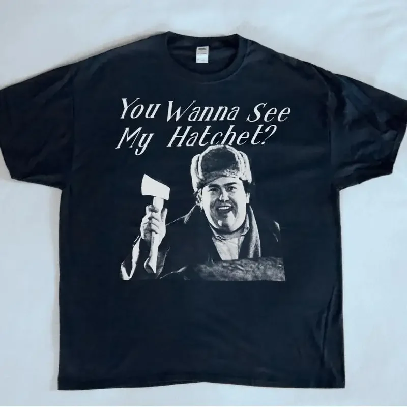 Uncle Buck Hatchet Comedy Movie Film Funny Humor 80s 90s Black T Shirt