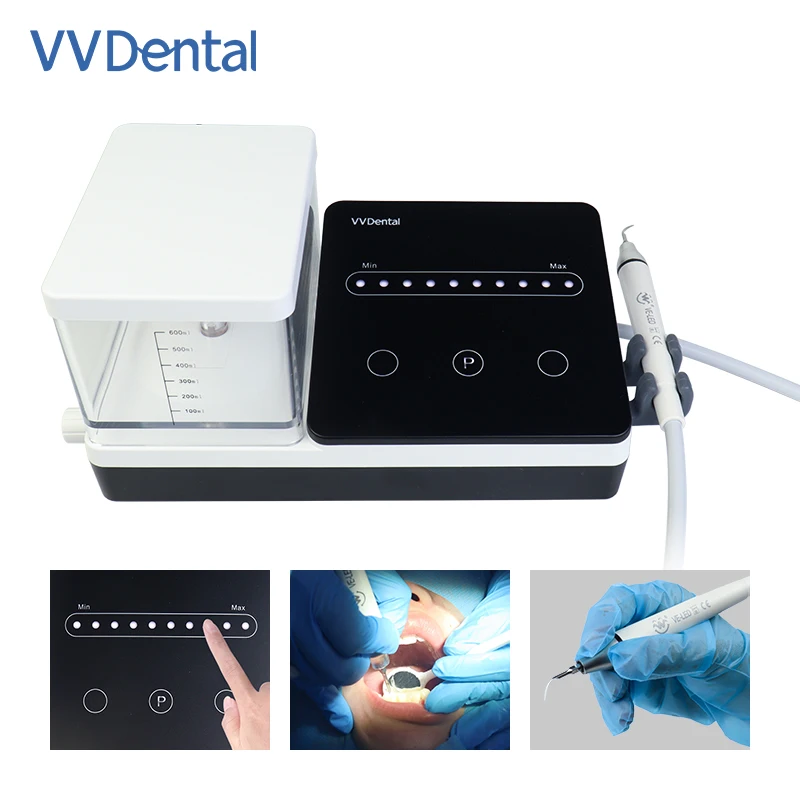 VV Dental Portable Ultrasonic Scaler with Smart Touch System Power off Memory LED Machine for Periodontal Treatment Scaler NEW