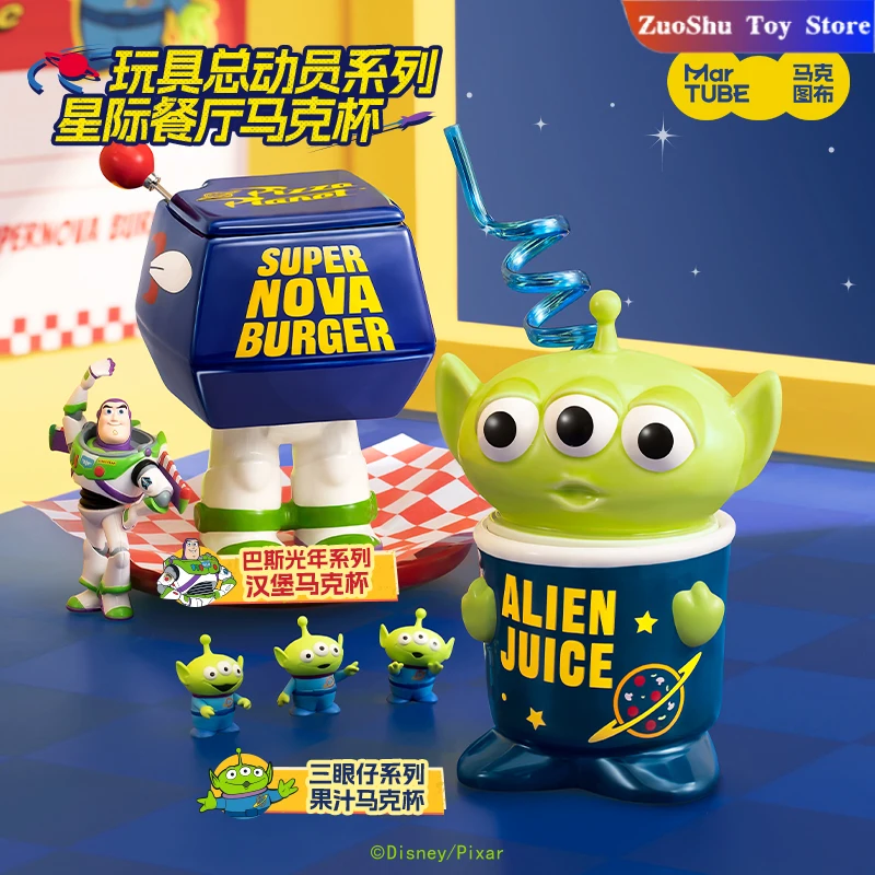 

Toy Story Buzz Lightyear Alien Character Peripheral Ceramic Mug Ceramic Milk Water Cup Festive Gifts Party Decorations Gift
